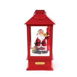 ^ "PLASTIC SNOWY MUSIC SANTA LANTERN", 2 MINI LED ΛΑΜΠΑΚ. WW, ΜΠΑΤ. (3ΑΑ),IP20, 16X16X35CM  -X0731106
